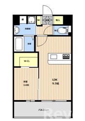 唐人町駅 徒歩10分 3階の物件間取画像